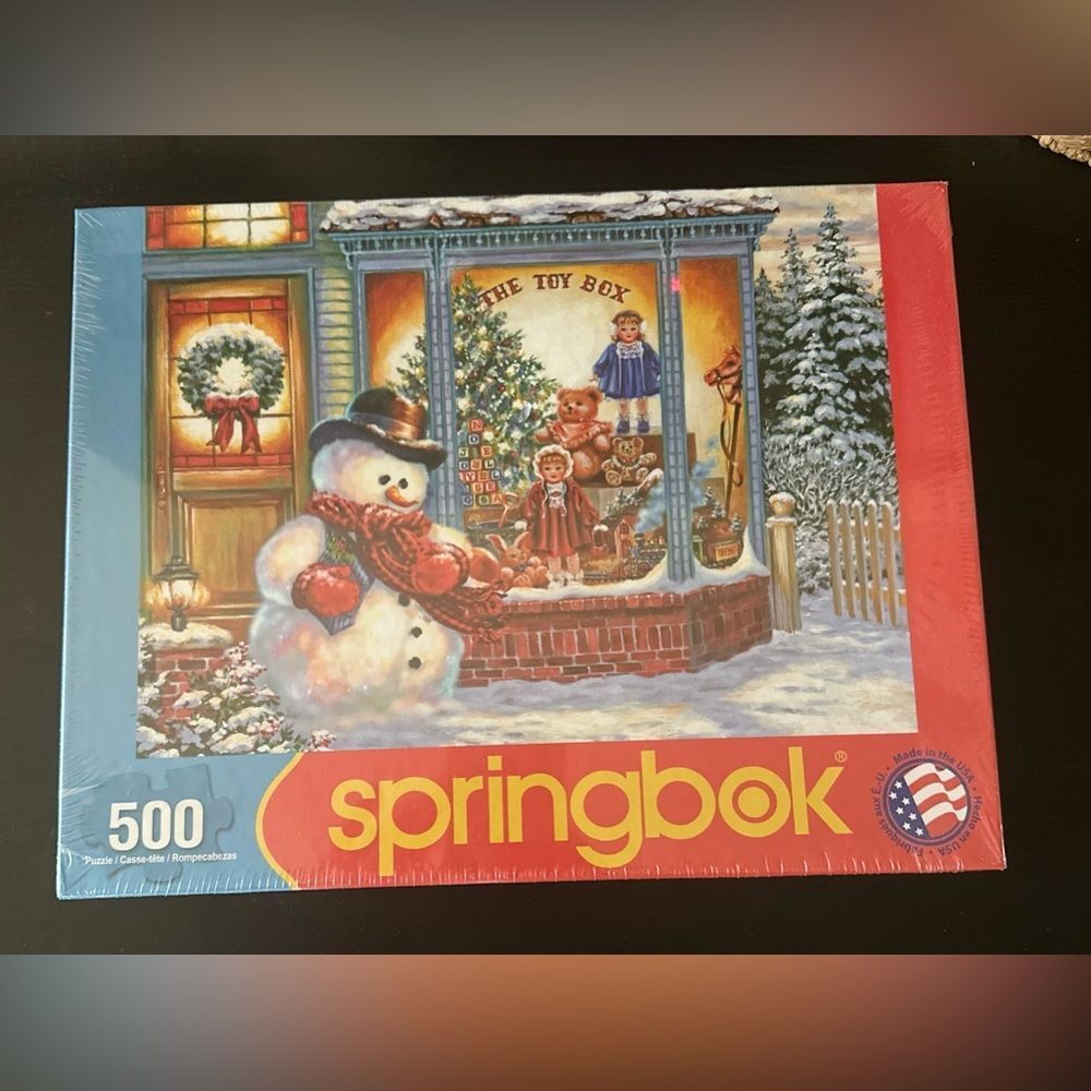 Springbok 2012 Frosty's Toy Box 500pc Jigsaw‎ Puzzle